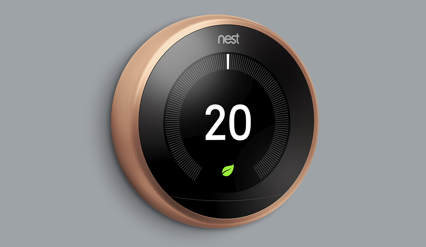 chauffage connecté thermostat google nest maison