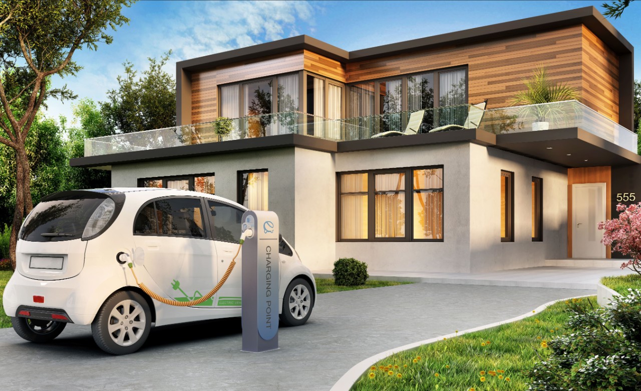 bornes de recharge voitures électriques maison domicile