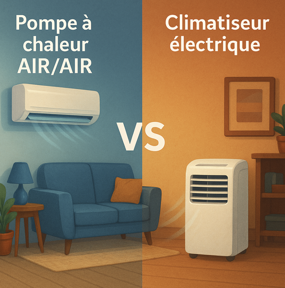 PAC AIR/AIR VS Climatiseur électrique